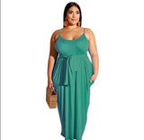 Loose Sleeveless Long Dress-PS