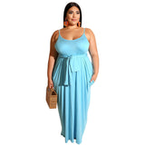 Loose Sleeveless Long Dress-PS