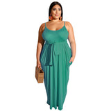 Loose Sleeveless Long Dress-PS