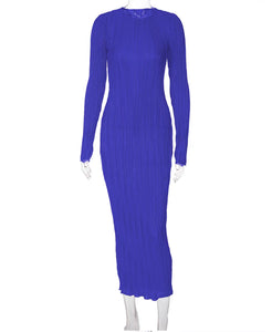 Minimalist Pleated Tall Dress