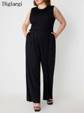 Sleeveless Widleg Jumpsuit