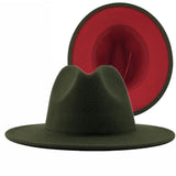 Two-color Fedora 56-58cm