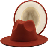 Two-color Fedora 56-58cm