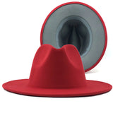 Two-color Fedora 56-58cm