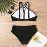 2pc High Waist Bathing Suit-PS