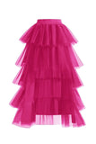 Asymmetrical Tulle Skirt