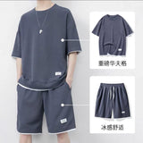 Men 2pc Short Set Print