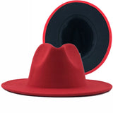 Two-color Fedora 56-58cm