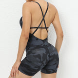 Backless One Piece Yoga Jumpsuit - small