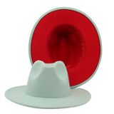 Two-color Fedora 56-58cm