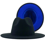 Two-color Fedora- 59-60cm