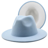 Two-color Fedora 56-58cm