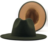 Two-color Fedora- 59-60cm