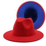 Two-color Fedora 56-58cm