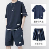 Men 2pc Short Set Print