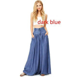 Wide-leg Loose High Waist Pants- PS