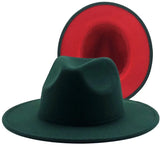 Two-color Fedora- 59-60cm