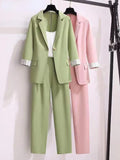 Tweed suit jacket 3pc set