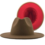 Two-color Fedora 56-58cm