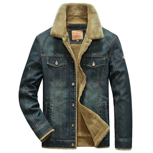 Denim Fleece Jacket