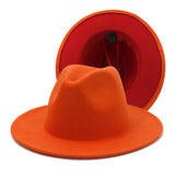 Two-color Fedora- 59-60cm