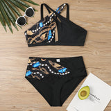 2pc High Waist Bathing Suit-PS