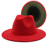 Two-color Fedora 56-58cm