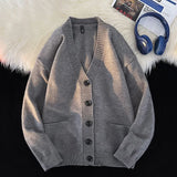 Cardigan V-neck Sweater- Men