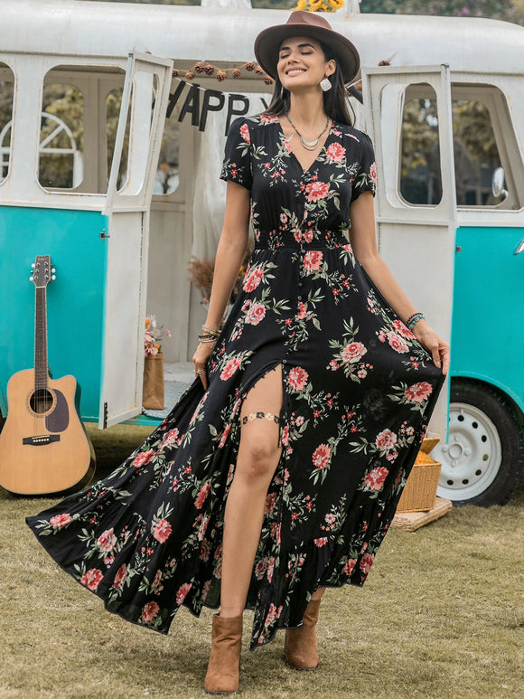 Bohemian Style Maxi Dress