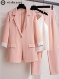 Tweed suit jacket 3pc set