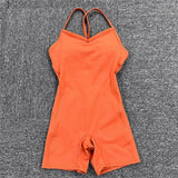 Backless One Piece Yoga Jumpsuit - small