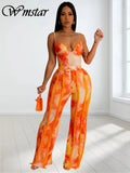 2PC Tie Dye Tassel Set-PS