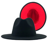 Two-color Fedora- 59-60cm