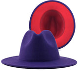 Two-color Fedora- 59-60cm