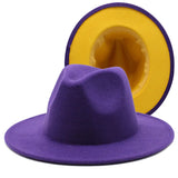 Two-color Fedora 56-58cm