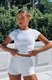 Short Sleeve Crop Tops 2pc