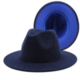 Two-color Fedora 56-58cm