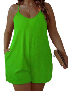 Sleeveless Adjustable Strap Jumpsuit