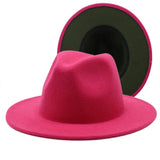 Two-color Fedora- 59-60cm