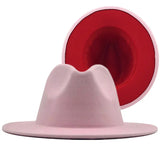 Two-color Fedora- 59-60cm