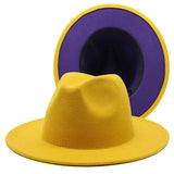 Two-color Fedora- 59-60cm