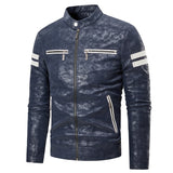 PU Leather Jacket Men