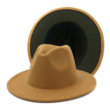 Two-color Fedora- 59-60cm