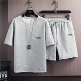 Men 2pc Short Set Print