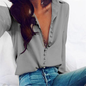 Long Sleeve Button up Blouse