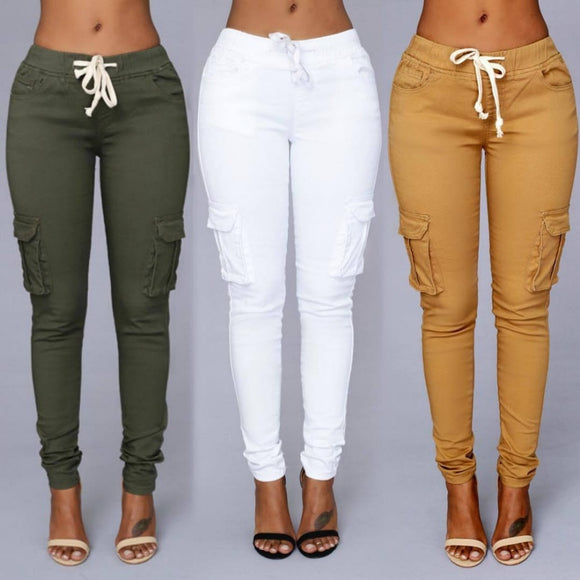 High Waist Pencil Pants