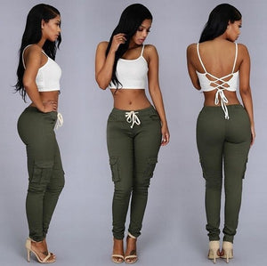 High Waist Pencil Pants