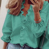 Long Sleeve Button up Blouse