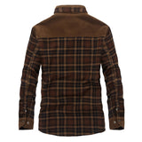 Fleece Autumn Winter Jacket Men Slim Fit