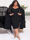 Evening Dress Chic and Elegant Plus Size